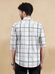 SoftWeave Checked Linen Cotton Shirt