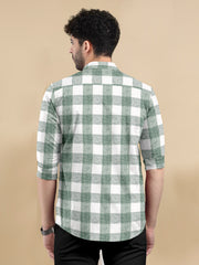 Metro Gingham Elite Cotton-Linen Shirt