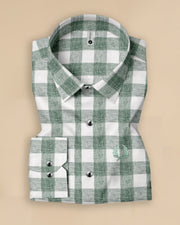 Metro Gingham Elite Cotton-Linen Shirt