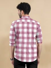 Metro Gingham Elite Cotton-Linen Shirt