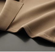 Wrinkle-Resistant Stripe Textured Pique Polo