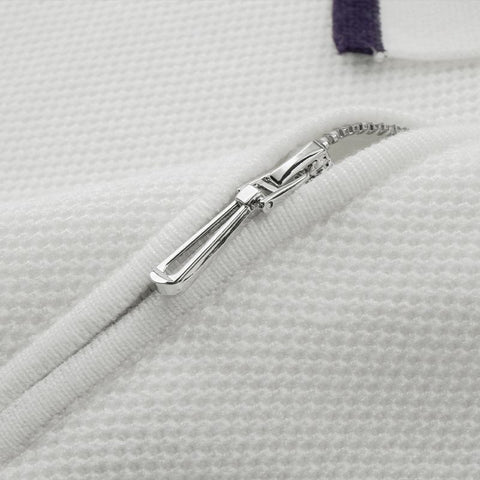 Textured half-zip Polo