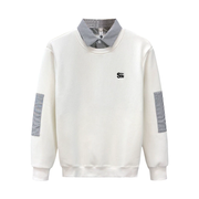 Striped Panel Sweatshirt