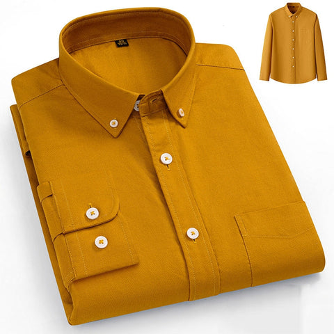 Executive Cotton Long Sleeve Oxford Shirt