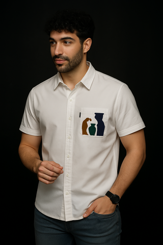 Artful Detail Pocket Shirt