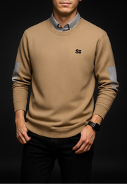 Striped Panel Sweatshirt