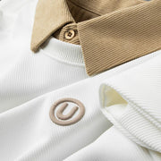 Vintage Crest Knit Sweatshirt