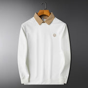 Vintage Crest Knit Sweatshirt