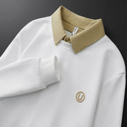 Vintage Crest Knit Sweatshirt