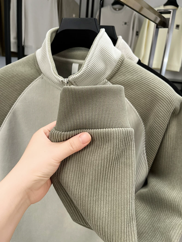 Aristo Corded Quarter-Zip Sweatshirt