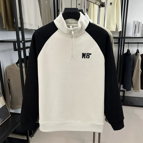 Aristo Corded Quarter-Zip Sweatshirt