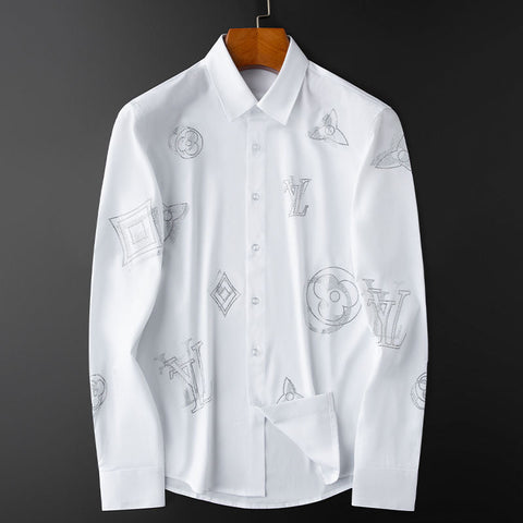Diamond Accent Formal Shirt