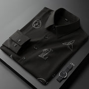 Diamond Accent Formal Shirt