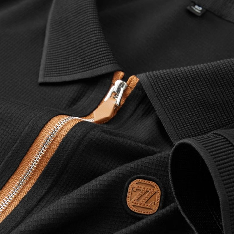 Heritage Zipline Crest Polo T-Shirt