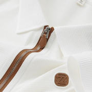 Heritage Zipline Crest Polo T-Shirt