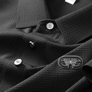 LuxeBreeze Crest Mesh Polo