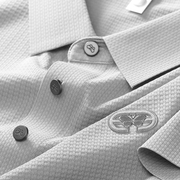 LuxeBreeze Crest Mesh Polo
