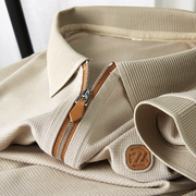 Heritage Zipline Crest Polo T-Shirt