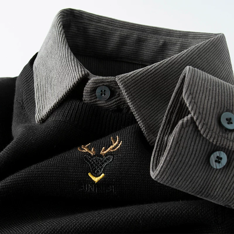 Royal Legacy Embroidered Collar Sweatshirt