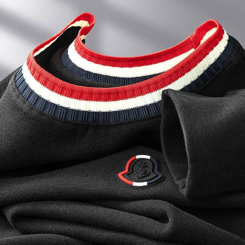 Regalia Stripe Accent Crewneck