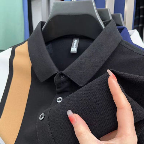 Velocity Stripe Polo T-Shirt