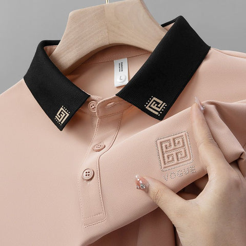 Royvante Elite Contrast Trim Polo T-Shirt