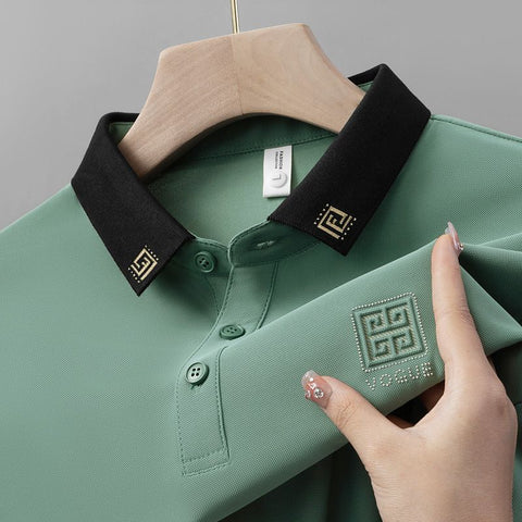 Royvante Elite Contrast Trim Polo T-Shirt