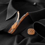 Heritage Zipline Crest Polo T-Shirt