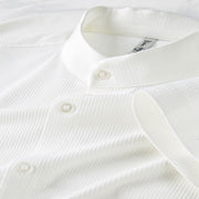 Breeze Textured Weave Mandarin Collar Shirt