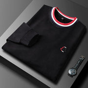 Regalia Stripe Accent Crewneck